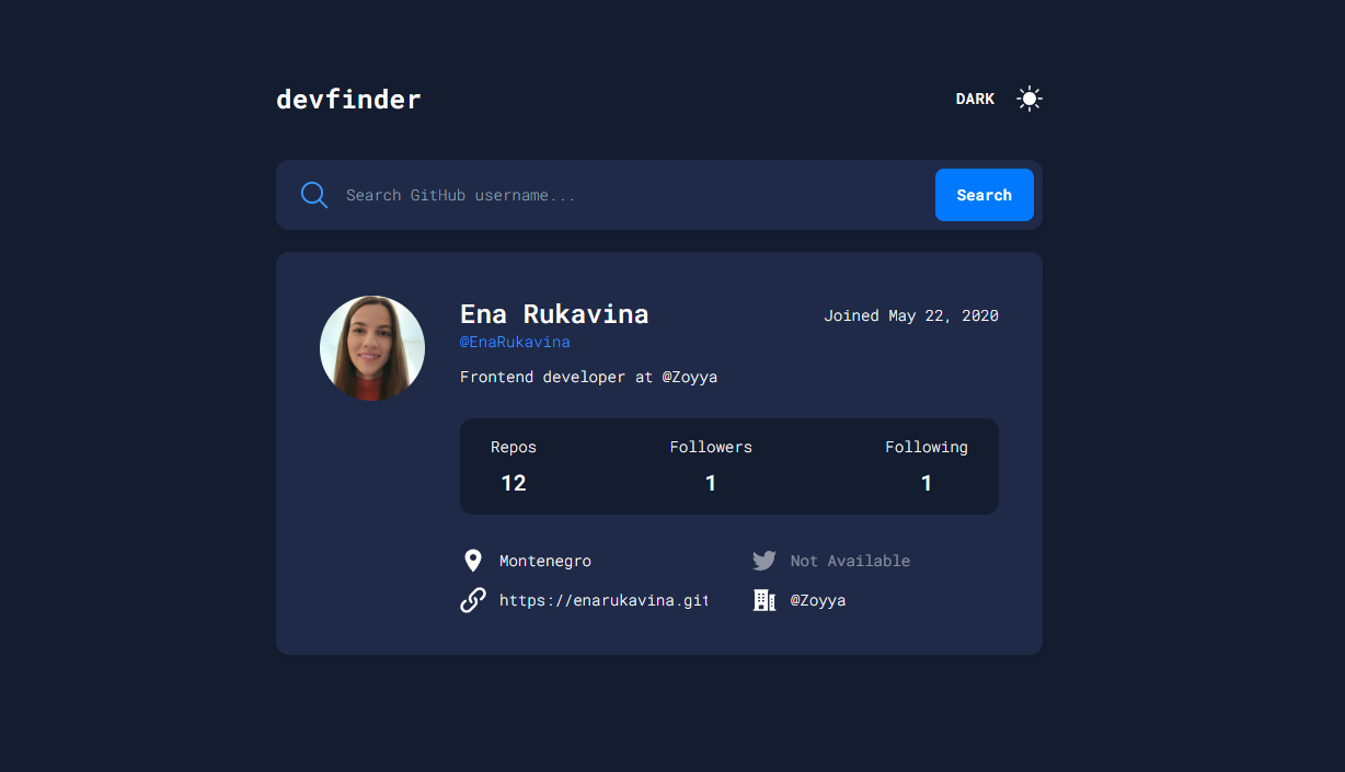 dev finder